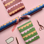 Luxury Scallop Pattern Wrapping Paper, thumbnail 1 of 9