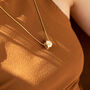 Initial Pendant And Chain In Gold Silver Or Rose Gold, thumbnail 4 of 12