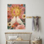 Sun Dreamy Pink Doves Art Print, thumbnail 4 of 4