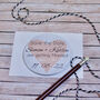Heart + Arrow Save The Date Magnet And Envelope, thumbnail 1 of 2