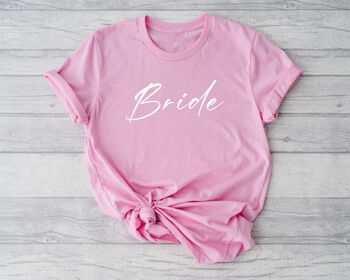 Bride To Be Tshirt In White, 3 of 5