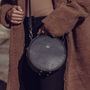 Personalised Leather Round Bag, thumbnail 2 of 12