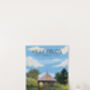 Hilly Fields Park London Travel Poster Art Print, thumbnail 2 of 8