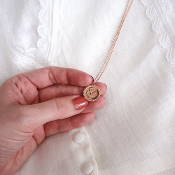 Rose Coin Necklace, 5 of 7
