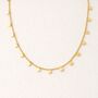 Stardust Gold Dots Necklace, thumbnail 1 of 6