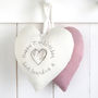 Personalised Birthday Hanging Heart Gift For Her, thumbnail 1 of 12