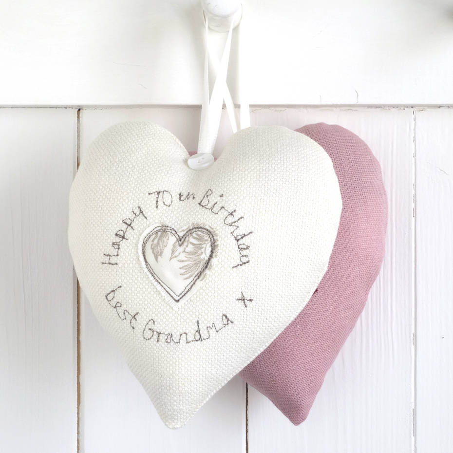 Personalised Birthday Hanging Heart Gift, 1 of 12