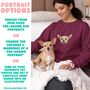 Custom Staffordshire Bull Terrier Outline Sweatshirt, thumbnail 10 of 10