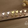 Tiny Heart Huggie Hoop Earrings In Sterling Silver, thumbnail 4 of 11