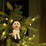 Cockapoo Christmas Ornament Cockapoo Bauble, thumbnail 3 of 3