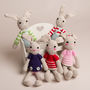 Hand Crochet Bunny Rabbit, thumbnail 1 of 8
