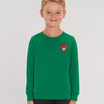 Childrens Eco Friendly Hedgehog Sweatshirt, 8 of 8