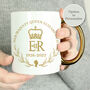 Personalised Queen Memorial Gold Handle Mug, thumbnail 1 of 5