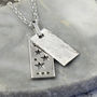 Sterling Silver Meteorite And Stars Necklace, thumbnail 1 of 5