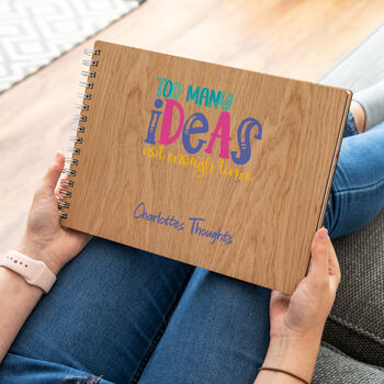Personalised Too Many Ideas Sketchbook, 2 of 6