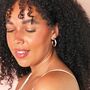 Stainless Steel Chunky Hoop Earrings, thumbnail 3 of 4