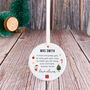 Personalised Christmas Ceramic Ornament Teacher Gift, thumbnail 6 of 7