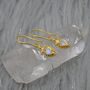 Rainbow Moonstone Teardrop Earrings: Silver Or Gold, thumbnail 5 of 9