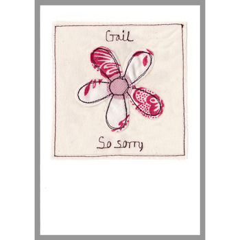 Personalised Flower Thinking Of You Card, 7 of 12