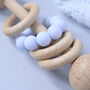 Personalised Baby Boy Rattle Teether, thumbnail 2 of 3