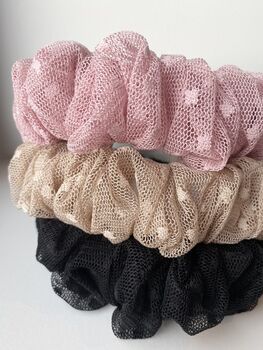 Annabelle Ruffled Headband In Soft Tulle, 10 of 10