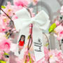 Personalised Girls School Hair Bow, thumbnail 1 of 3