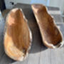 Huge 90cm Teak Root Long Fruit Bowl Wood Handmade Gift Centrepiece, thumbnail 7 of 8