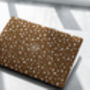 Caramel Spotted Mac Book Hard Case, thumbnail 7 of 9