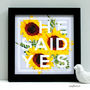 Personalised Engagement 'She Said Yes' Framed Print, thumbnail 3 of 9