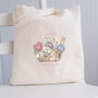 Personalised Knitting Basket Storage Tote Bag, thumbnail 2 of 3