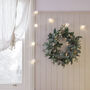 10 LED White Baubles Murano Effect Glass Battery Operated String Lights 280cm, thumbnail 4 of 6