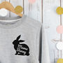 Mother And Baby Matching Easter Bunny Sweatshirt Set, thumbnail 3 of 8