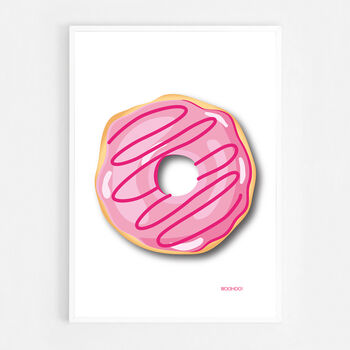 Pink Doughnut Print, 5 of 5