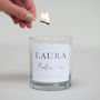 Mindfulness 'Believe In Yourself' Personalised Candle, thumbnail 3 of 6