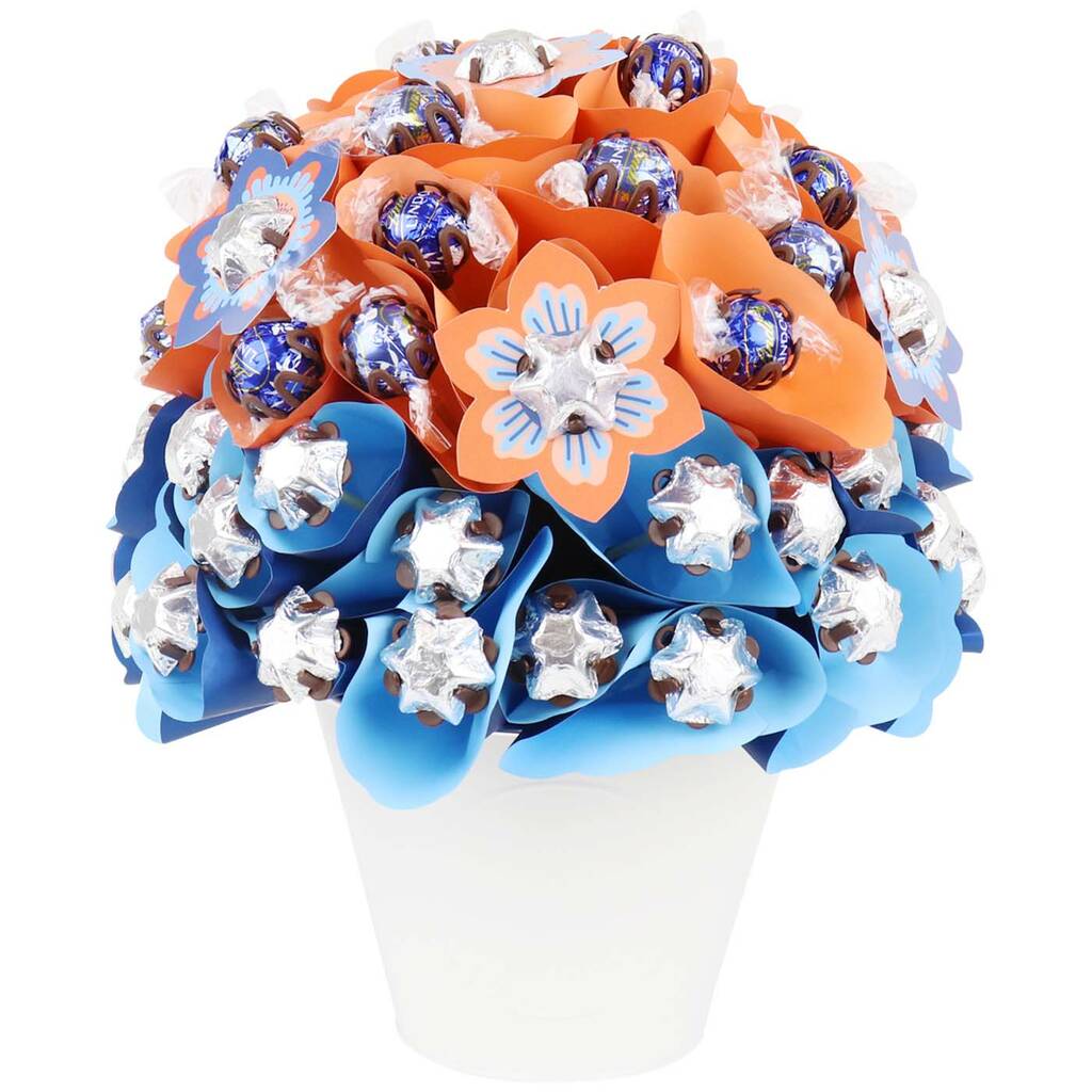 Deluxe Sunset Chocolate Flower Arrangement By Edible Blooms | notonthehighstreet.com