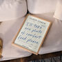 Personalised Guest Check Print | Custom Quote Kitchen Poster, thumbnail 3 of 8