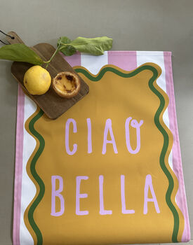 Ciao Bella Tea Towel, 5 of 5