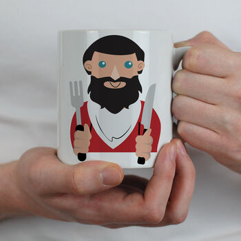 Personalised Foodie Gift Mug For Men, 2 of 6