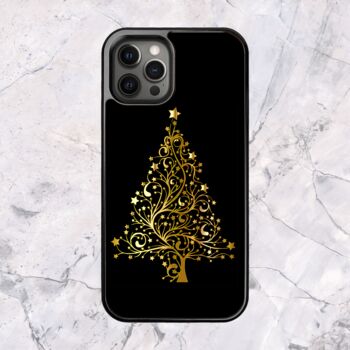 Gold Christmas Tree iPhone Case, 3 of 3