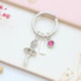 Personalised Ballerina Keyring Ballet Dancer Gift, thumbnail 3 of 10