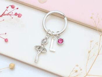 Personalised Ballerina Keyring Ballet Dancer Gift, 3 of 10