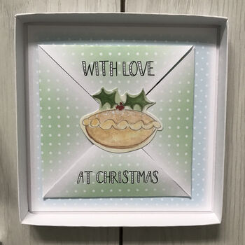 Letterbox Personalised Mince Pie Christmas Voucher, 6 of 7