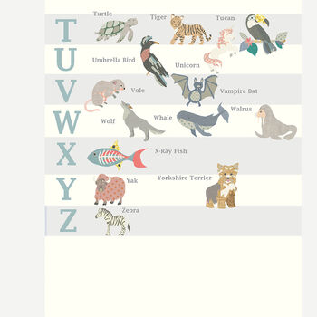 Personalised Name Children's Print, 9 of 9