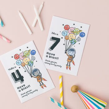 10 Space Child Seed Packet Party Favours, 2 of 6