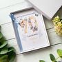 Personalised 70th Birthday Card. Blue Butterflies Design, thumbnail 1 of 6