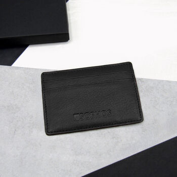 Handmade Personalised Rfid Leather Credit Card Holder, 4 of 7