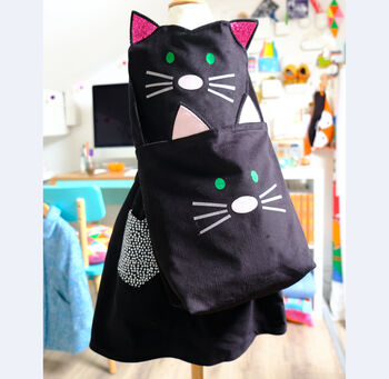 Kids Cat Animal Shoulder Bag Add Ears, 2 of 3