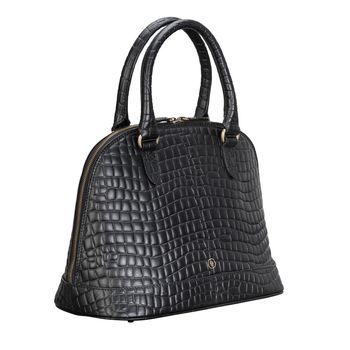 Luxury Mock Crocodile Leather Tote Bag 'Rosa Croco', 3 of 12