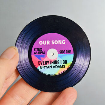 'Our Song' Personalised Fridge Magnet, 3 of 5