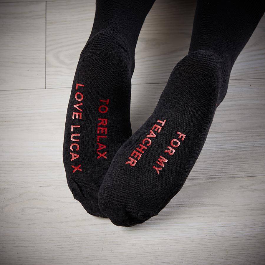 Personalised Fun Socks By Pink Biscuits